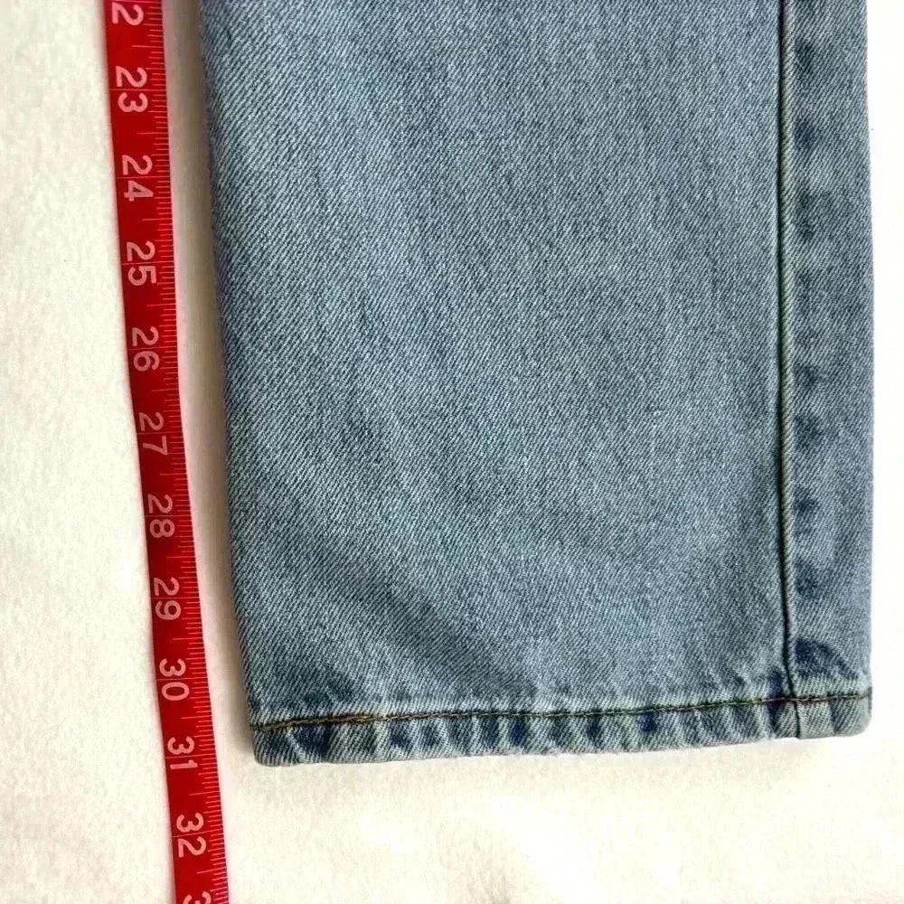 Vintage‎ Levi’s 505 Retro Med Wash Faded Slim Straight Mens Jeans Size 34/32